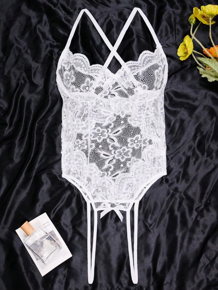 Women's Sexy Lace Open Crotch