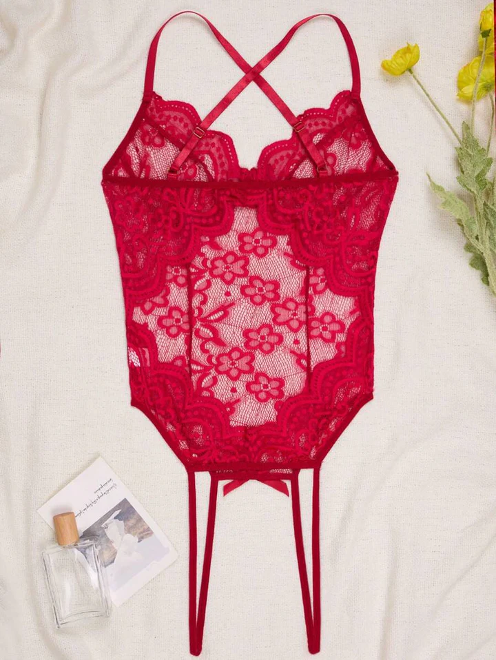 Women's Sexy Lace Open Crotch