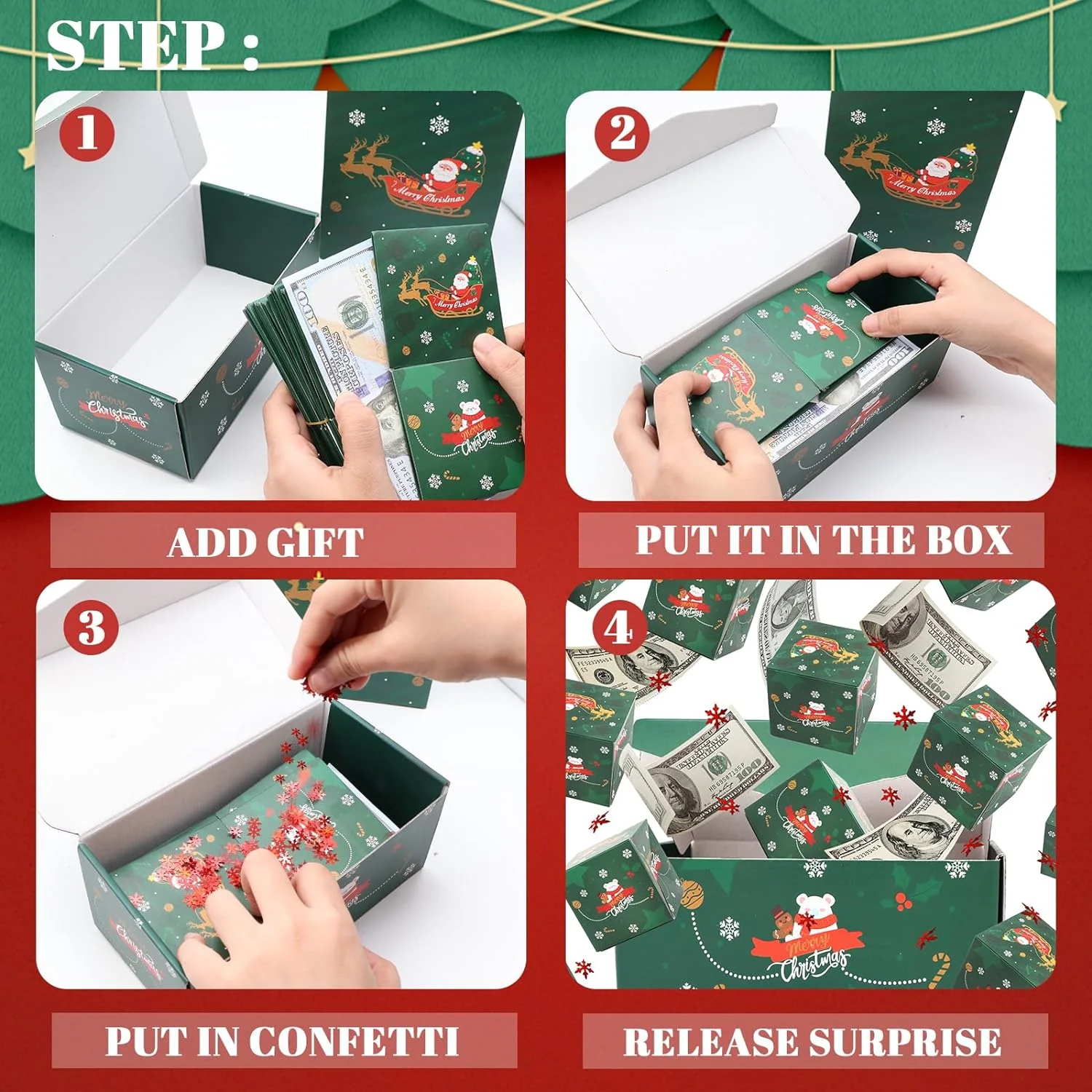 🎄🎁Surprise box gift box—Creating the most surprising gift
