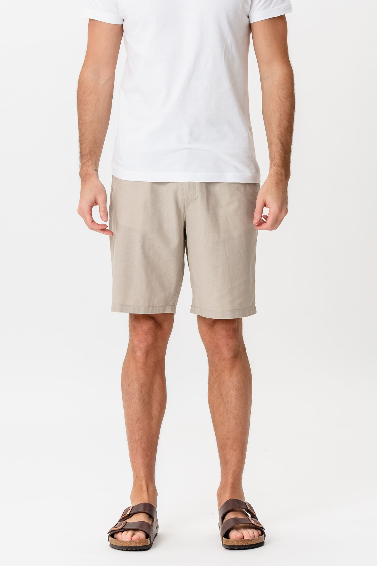 Linen Shorts - Sand