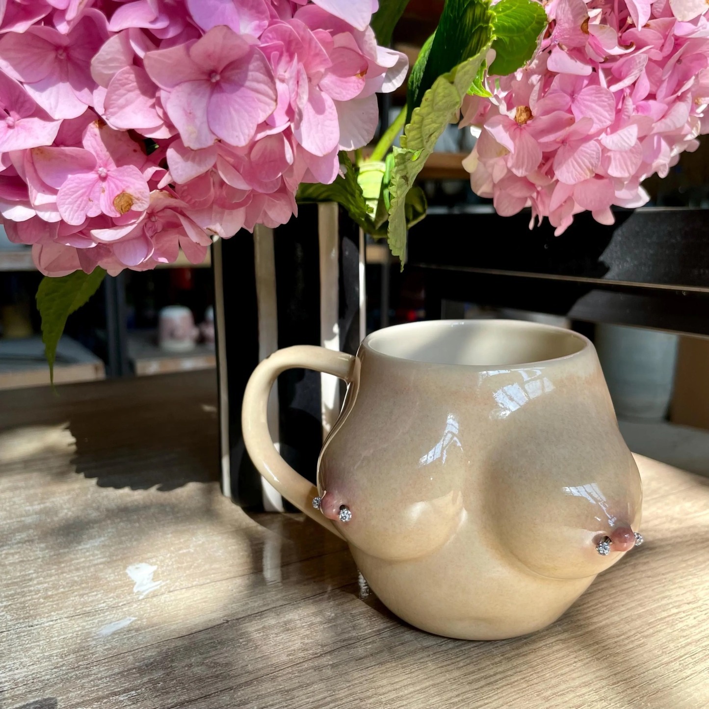 🤣Handmade Ceramic Tits Mugs