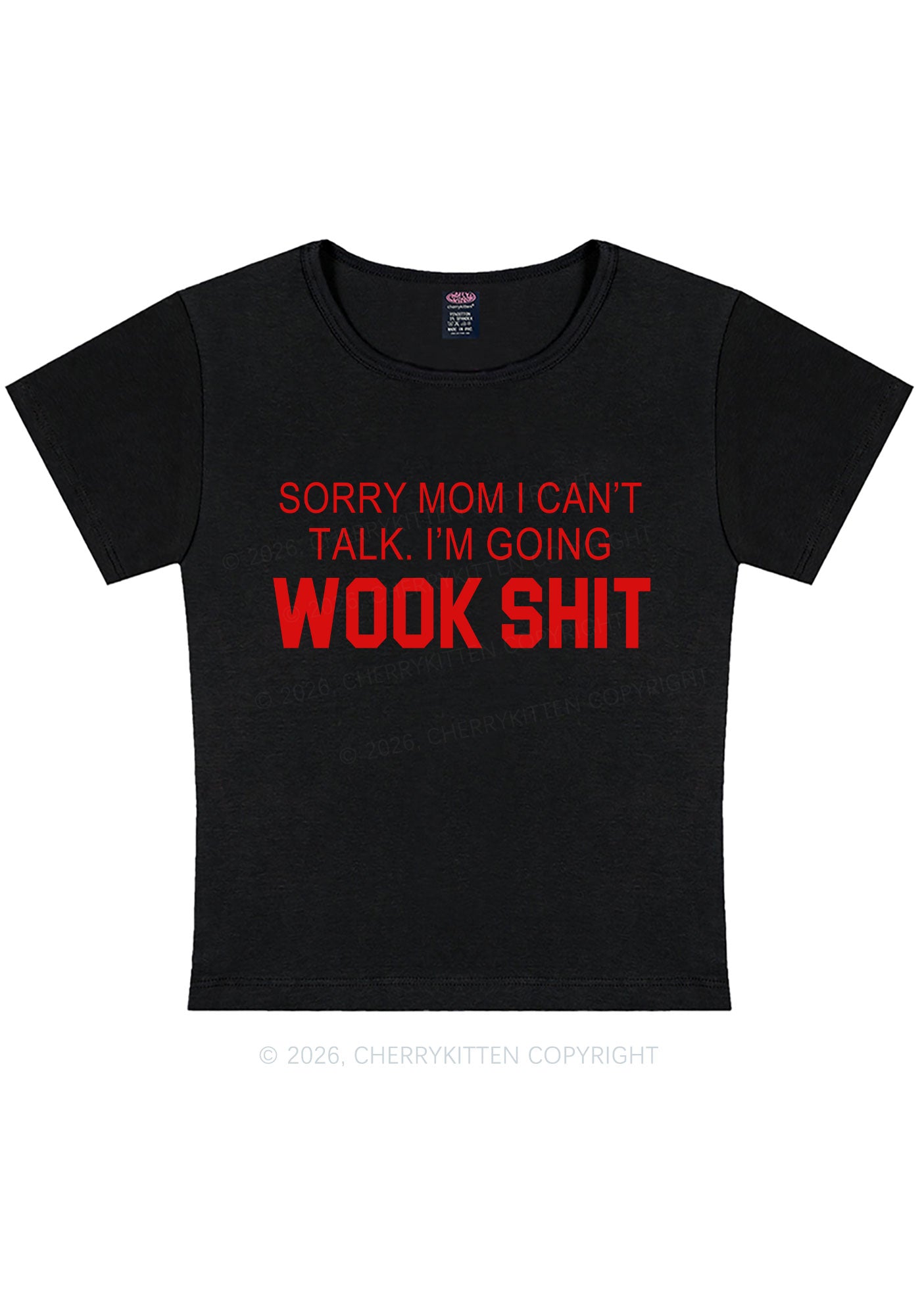 Im Going Wook Shxt Y2K Baby Tee Cherrykitten