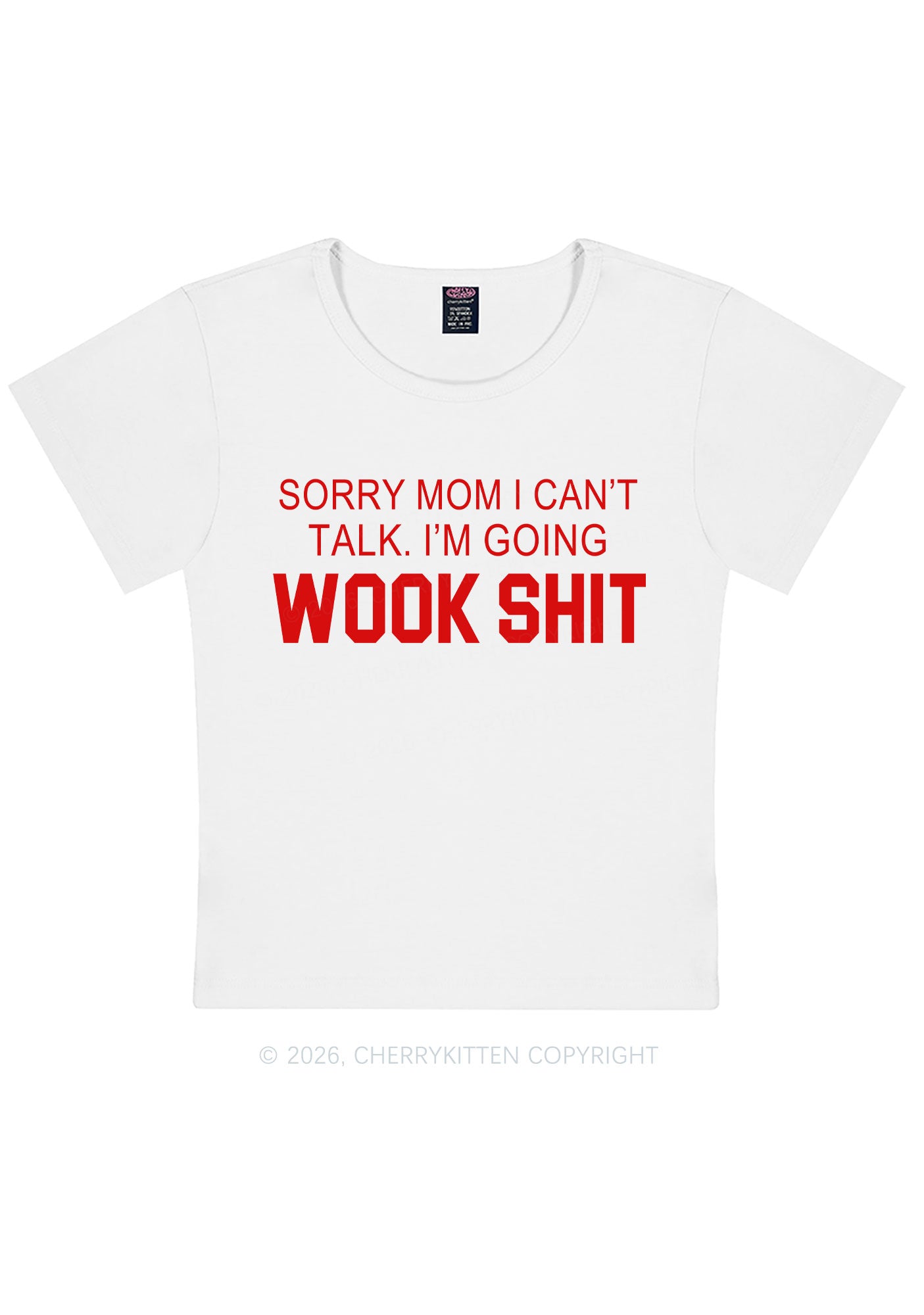 Im Going Wook Shxt Y2K Baby Tee Cherrykitten