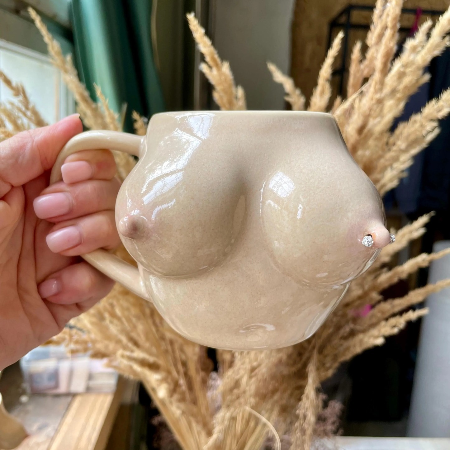 🤣Handmade Ceramic Tits Mugs