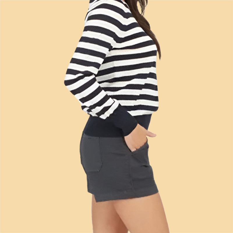 Womens Stretch Cotton Short