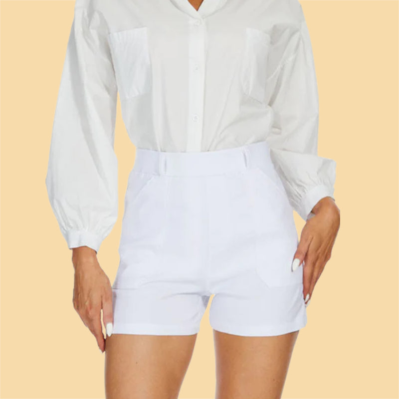 Womens Stretch Cotton Short