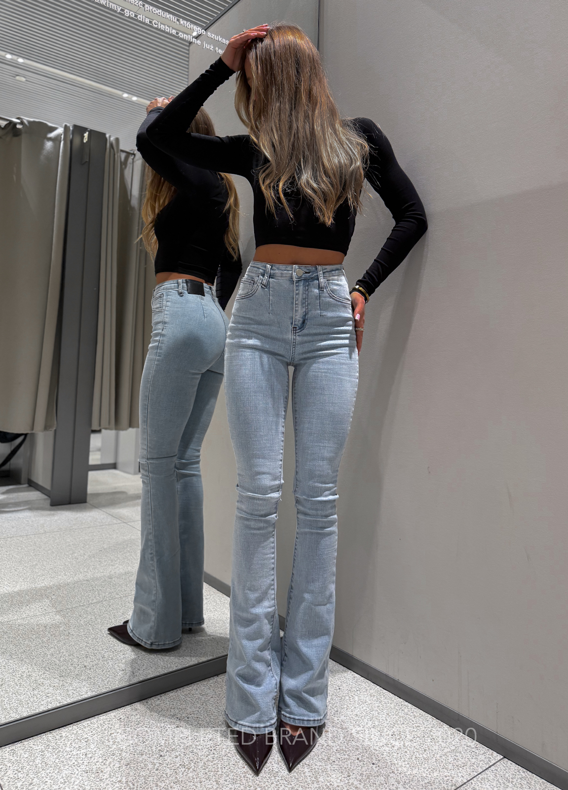 HIGH SCULPT FIT FLARE JEANS