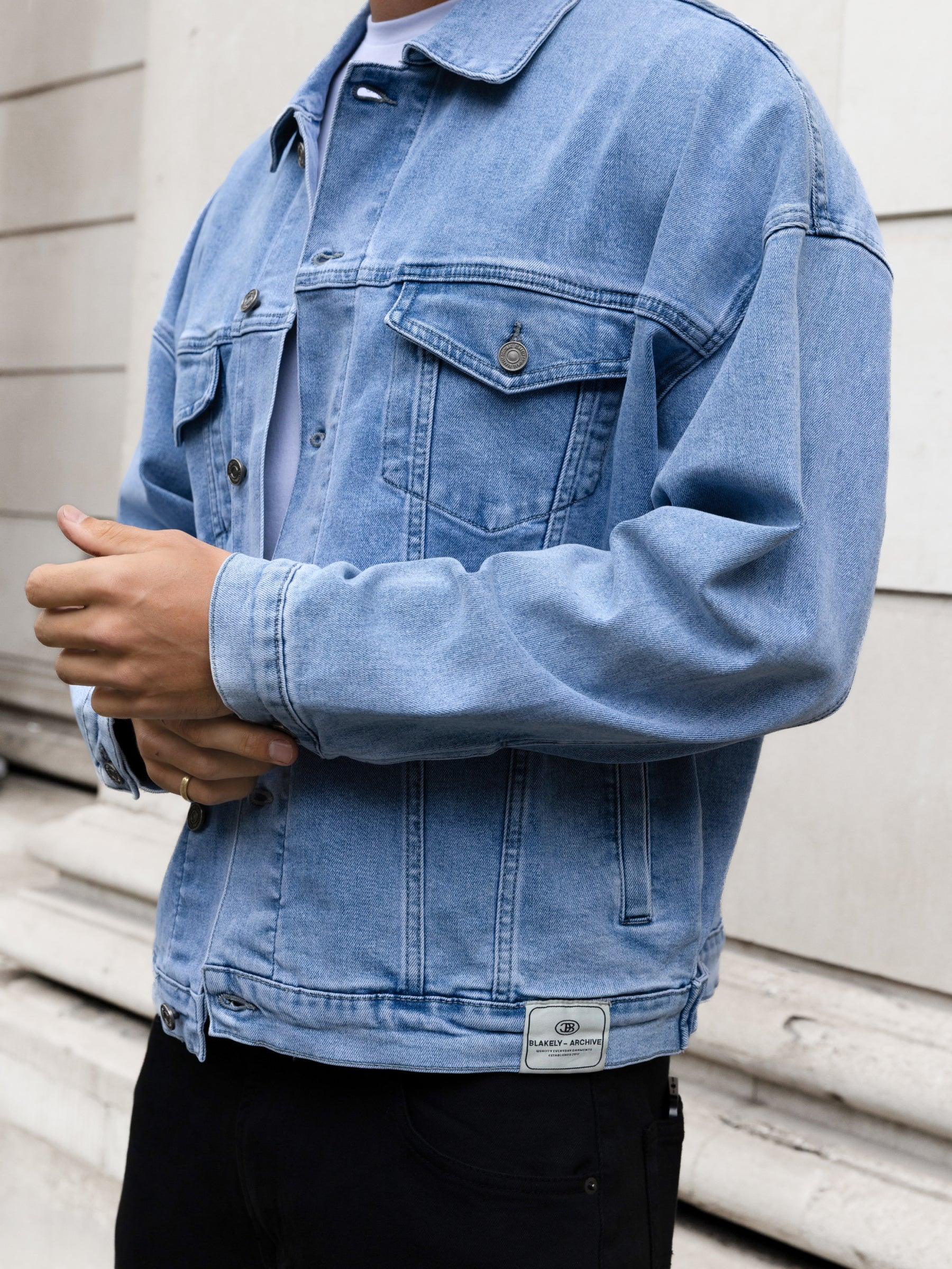 Blacktend Denim Trucker Jacket - Washed Blue