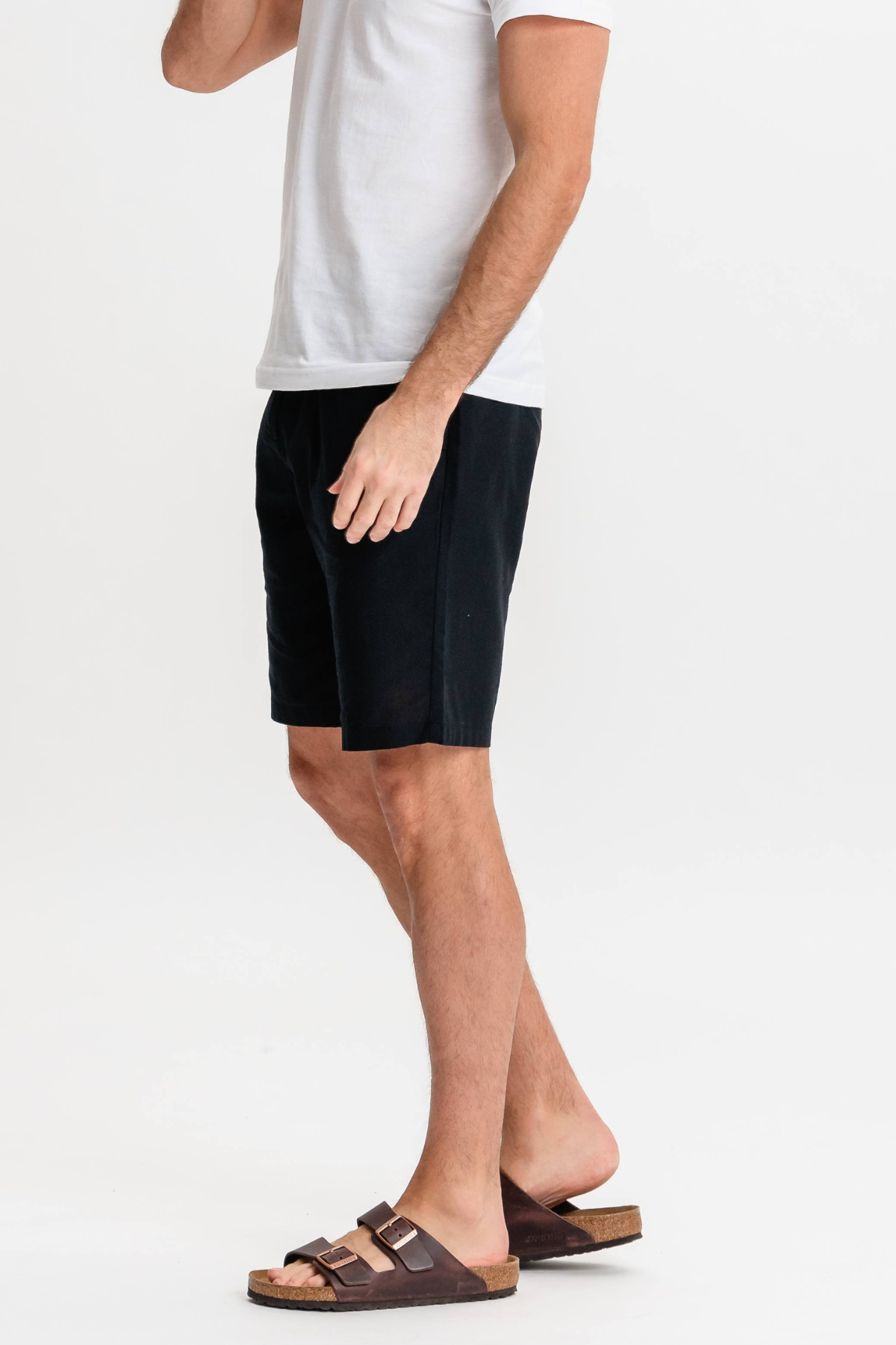 Linen Shorts - Black