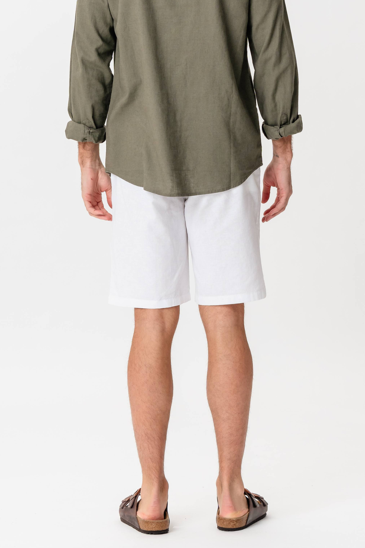 Linen Shorts - White