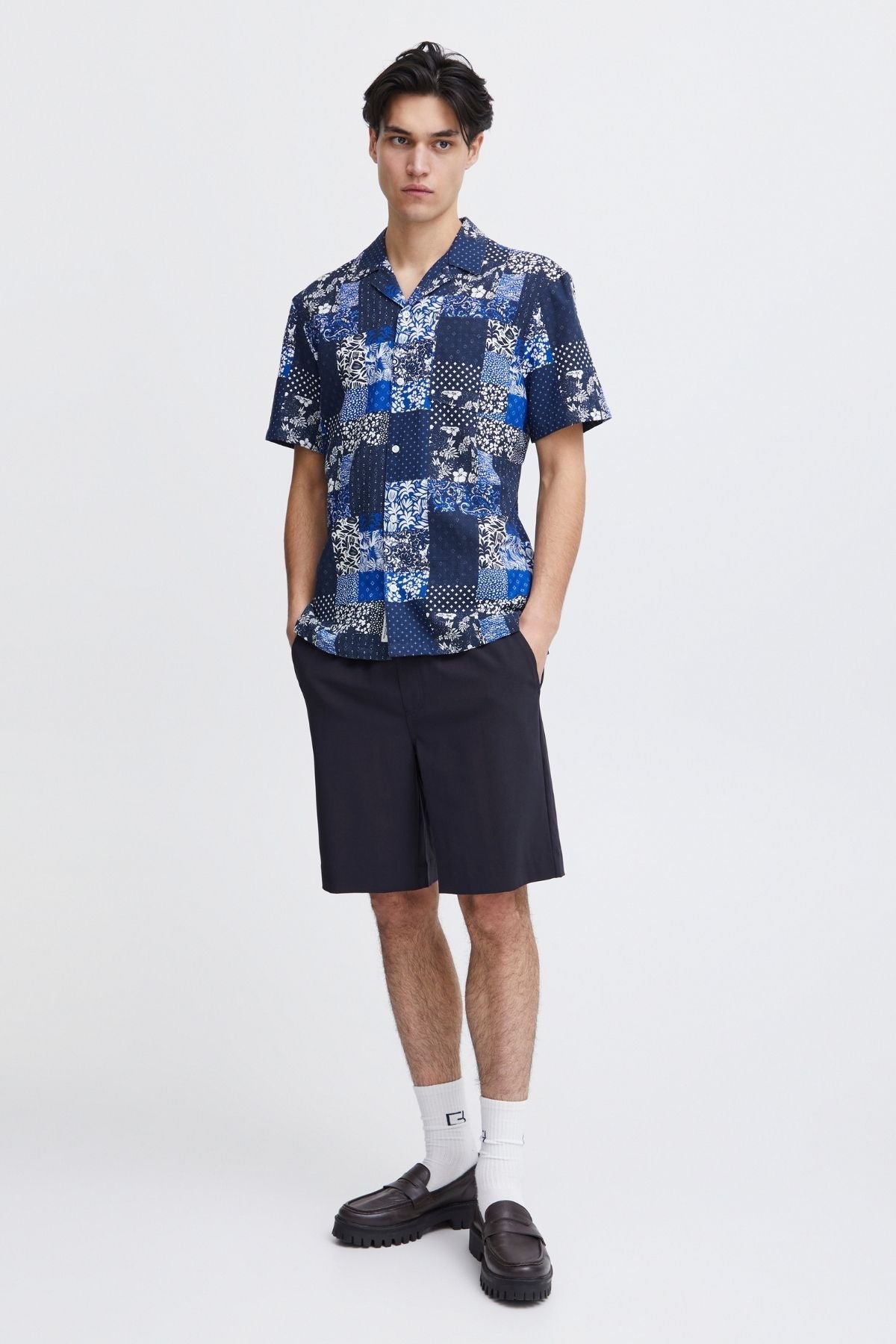 Relaxed Shorts - Navy