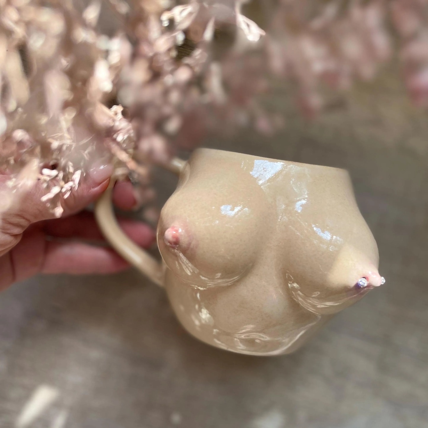🤣Handmade Ceramic Tits Mugs