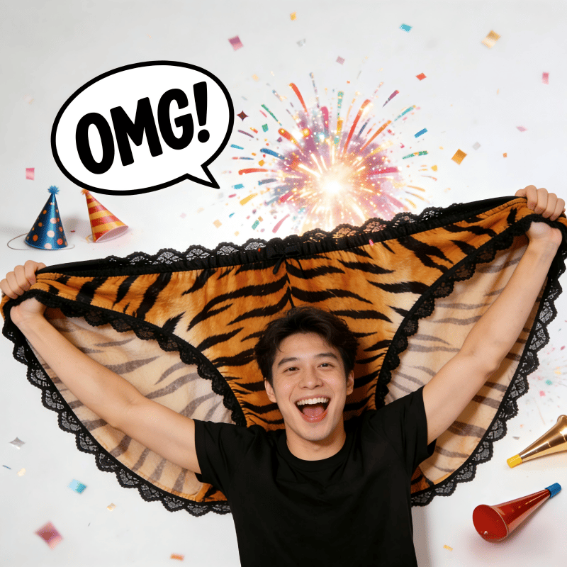 Party essentials😂Funny Giant Panties: Party's Best Joke!
