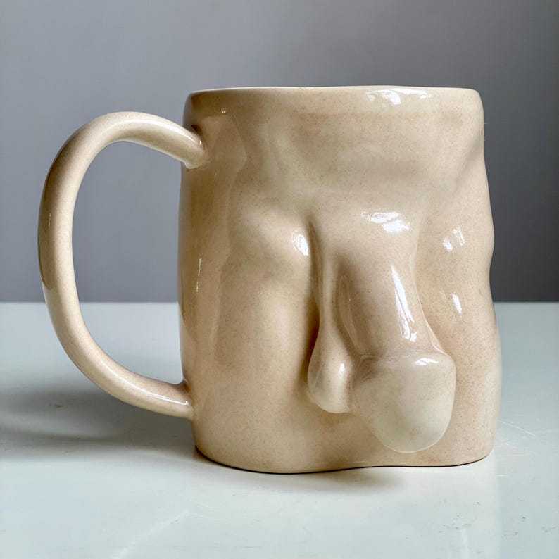 Handmade Ceramic Penis Mug