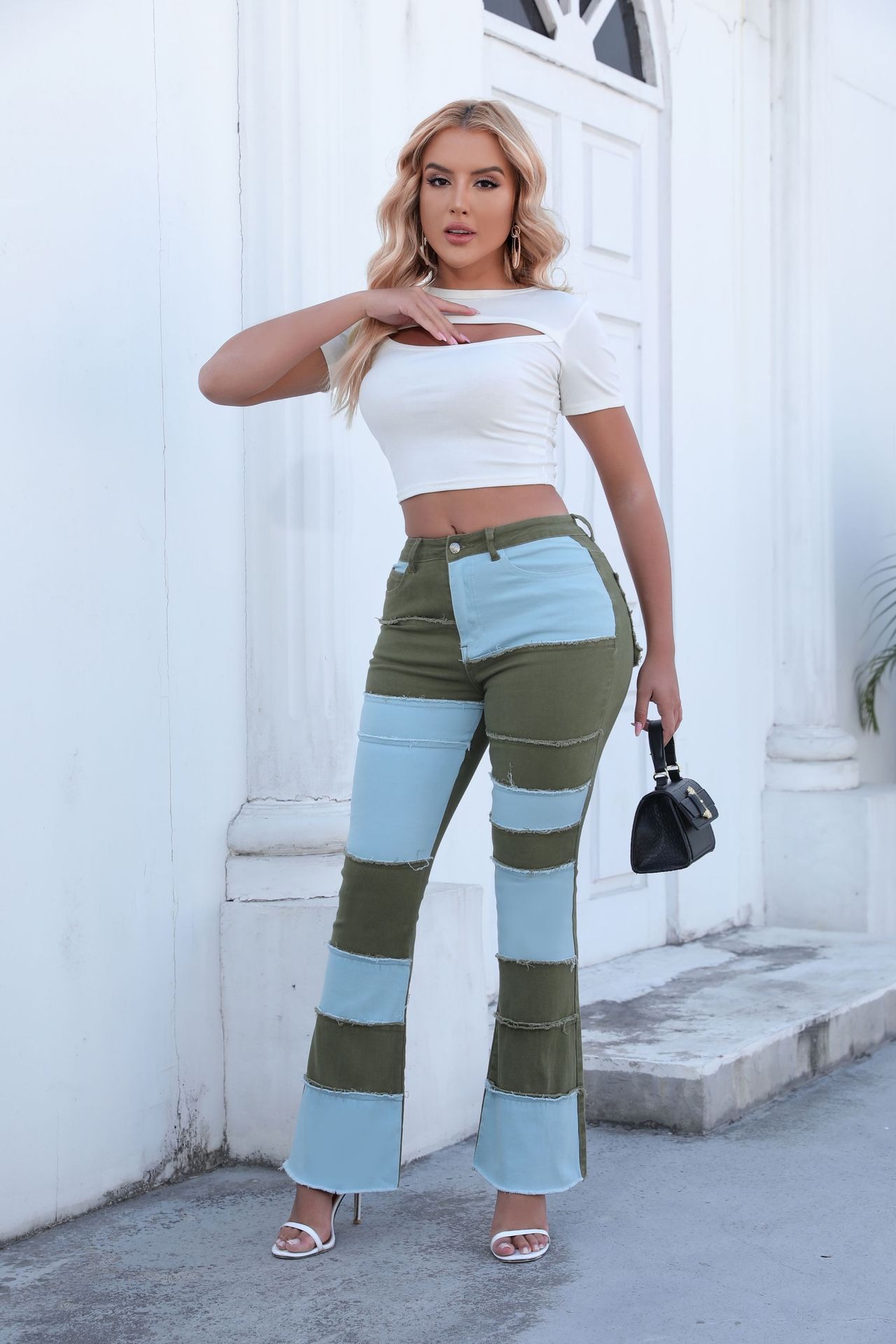 Flared Wide-Leg Jeans — "Hot Girl" Style Denim Trousers