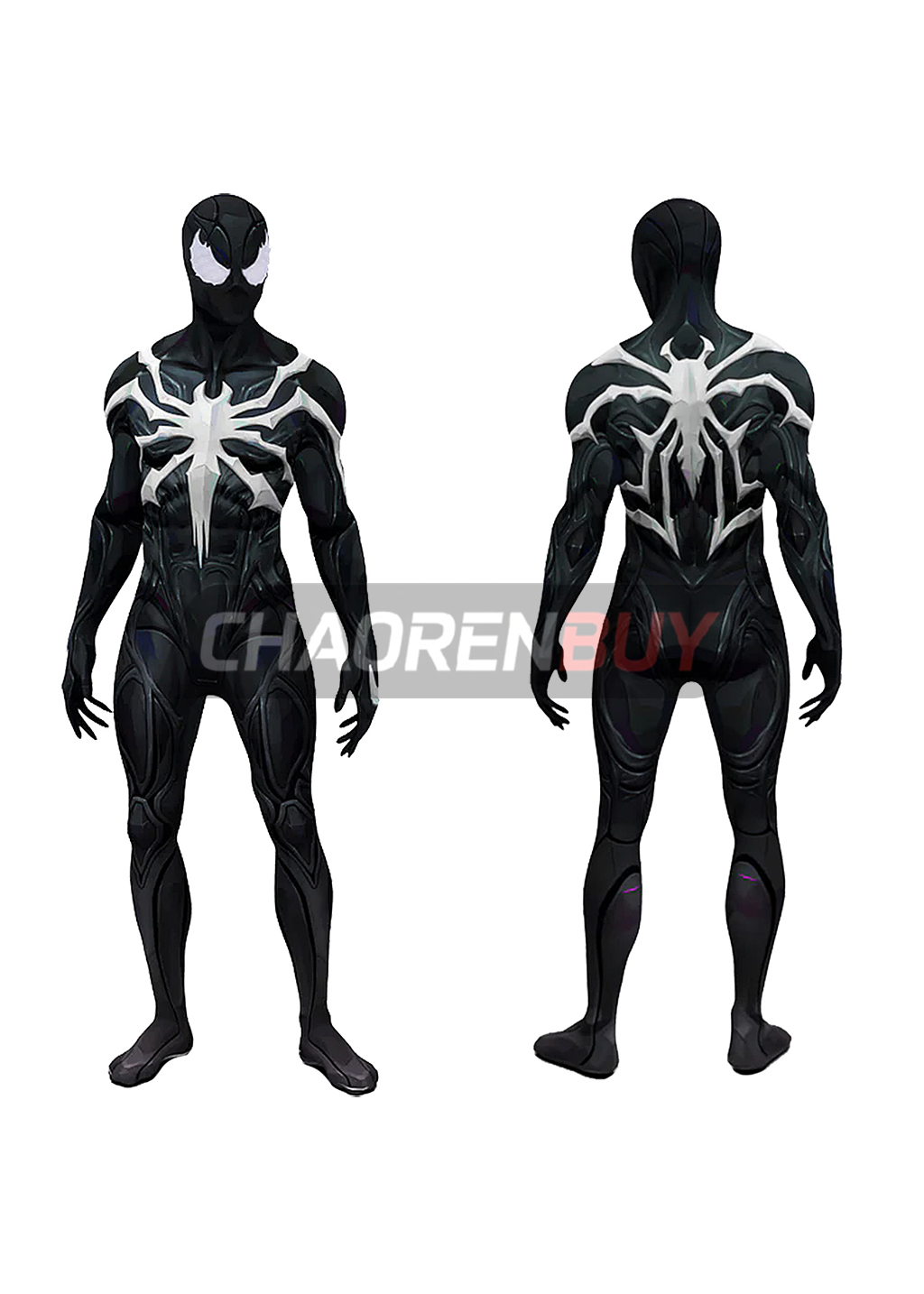 Symbiote Spider-Man Costume Marvel Rivals Cosplay Bodysuit for Adult Kids
