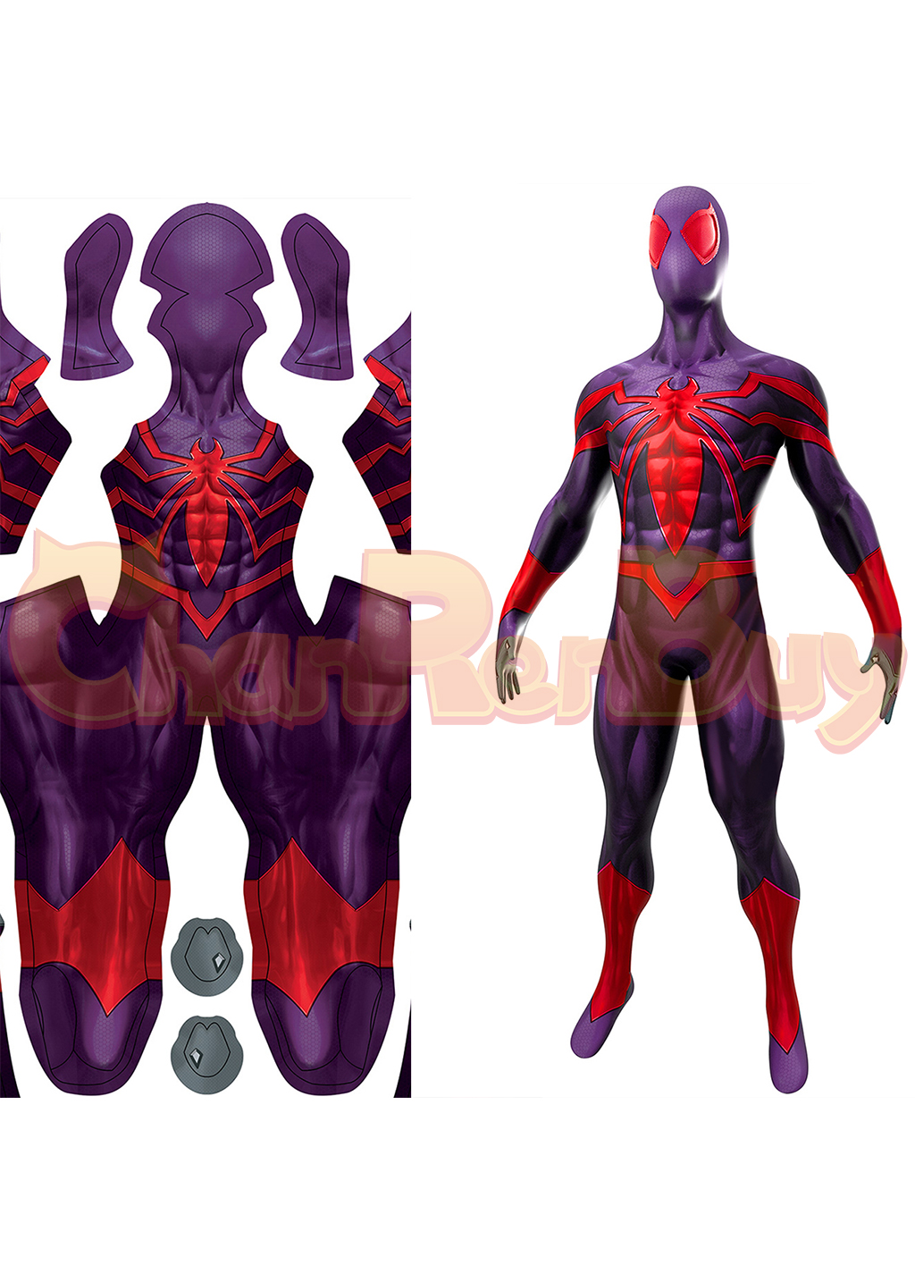 Miles Morales Costume Ultimate Spider-Man Cosplay Bodysuit