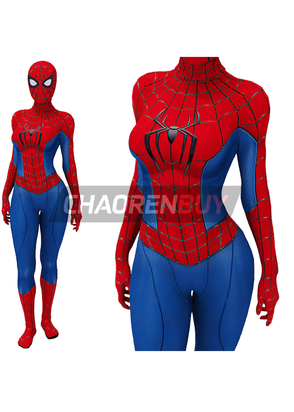 Spider-Man Costume Brand New Day Bodysuit Cosplay for Adult Kids Female Ver