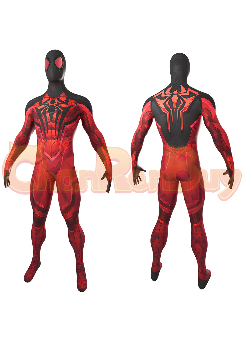 Scarlet Spider Man Costume Marvel Rivals Cosplay Bodysuit