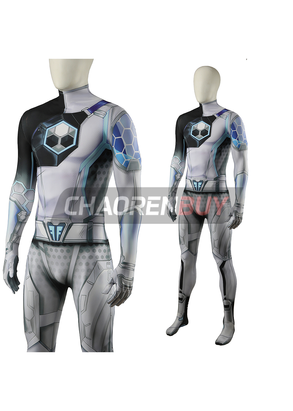 Mr. Fantastic Costume Marvel Rivals Future Foundation Cosplay Bodysuit for Adult Kids