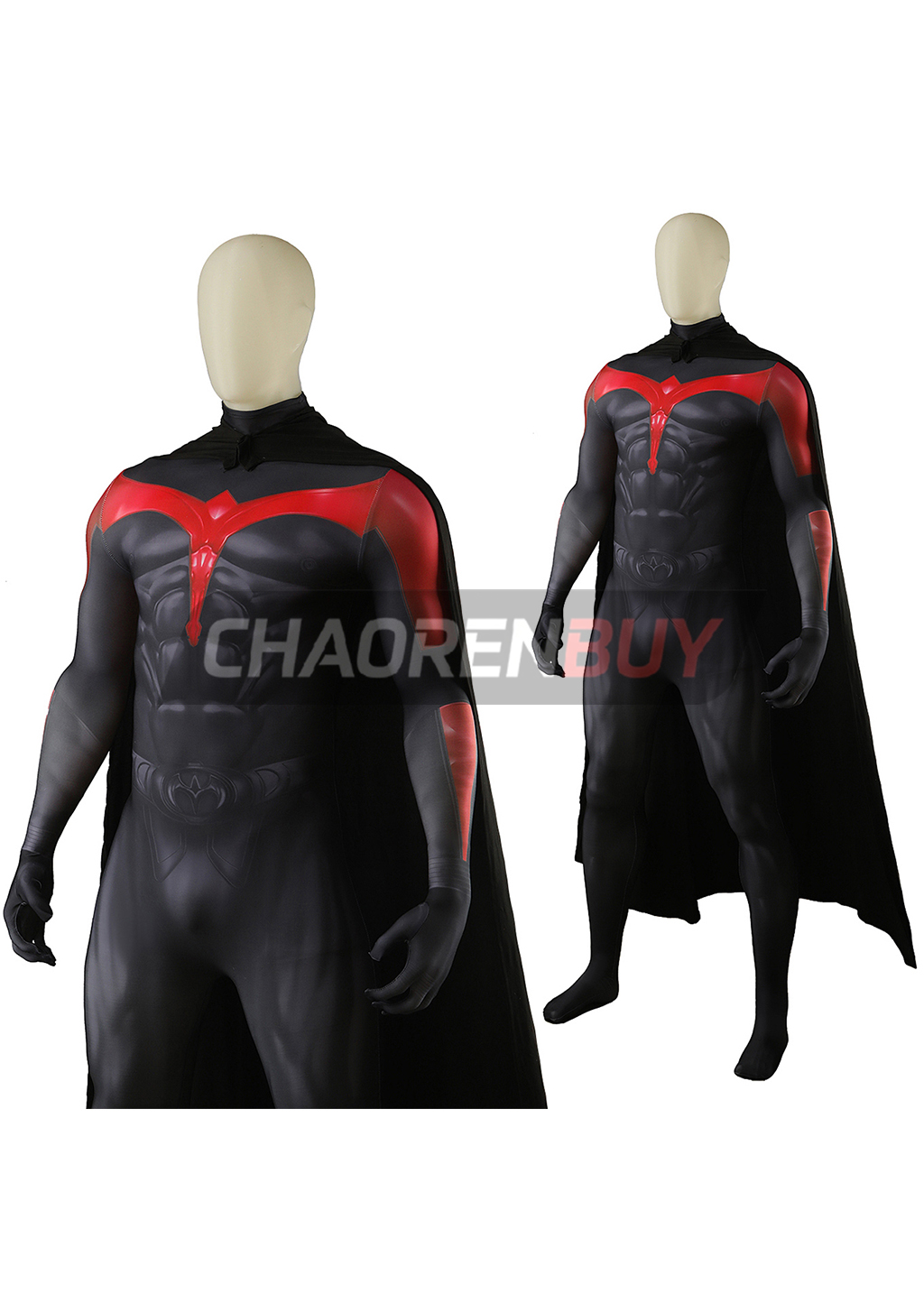 Robin Costume Cosplay Bodysuit for Adult Kids Red Ver