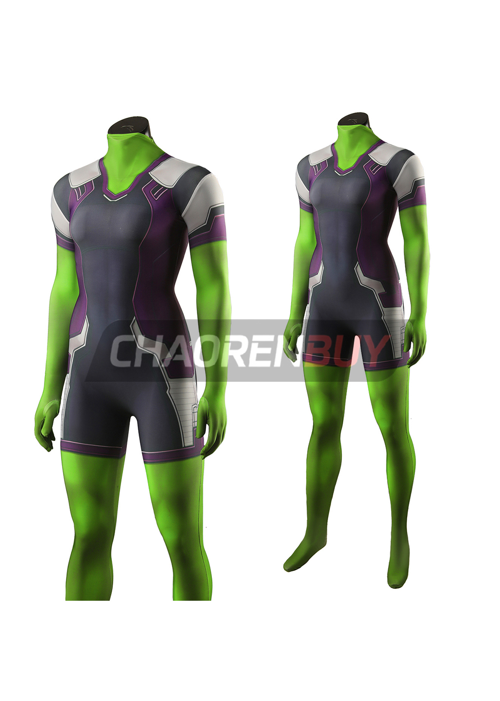 She-Hulk Costume Attorney at Law Cosplay Bodysuit for Adult Kids