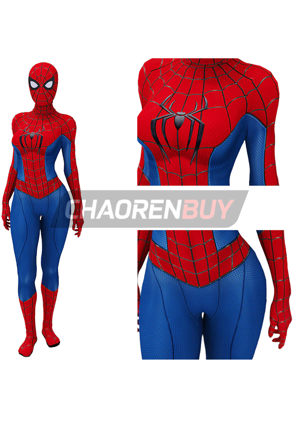 Spider-Man Costume Brand New Day Bodysuit Cosplay for Adult Kids Female Ver