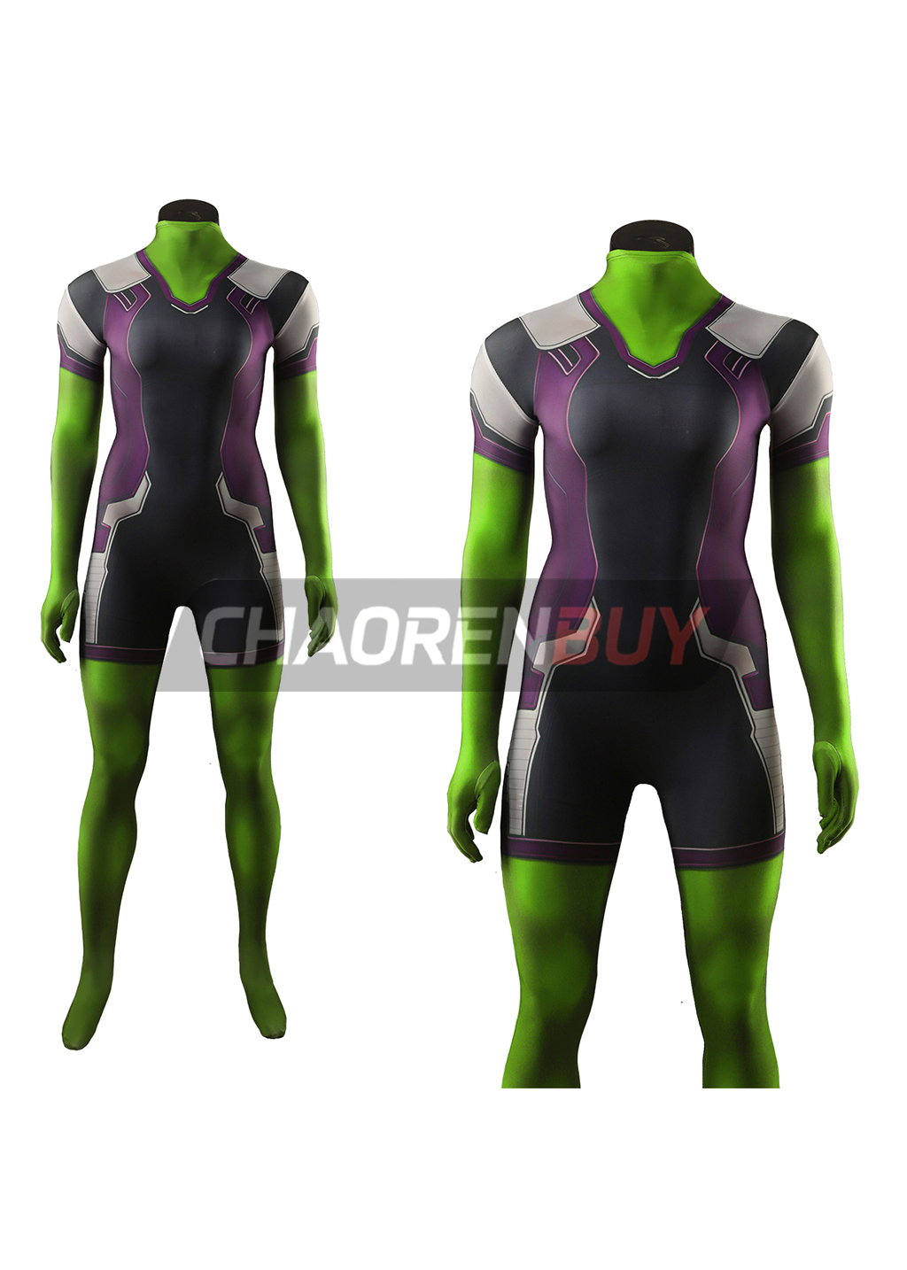 She-Hulk Costume Attorney at Law Cosplay Bodysuit for Adult Kids