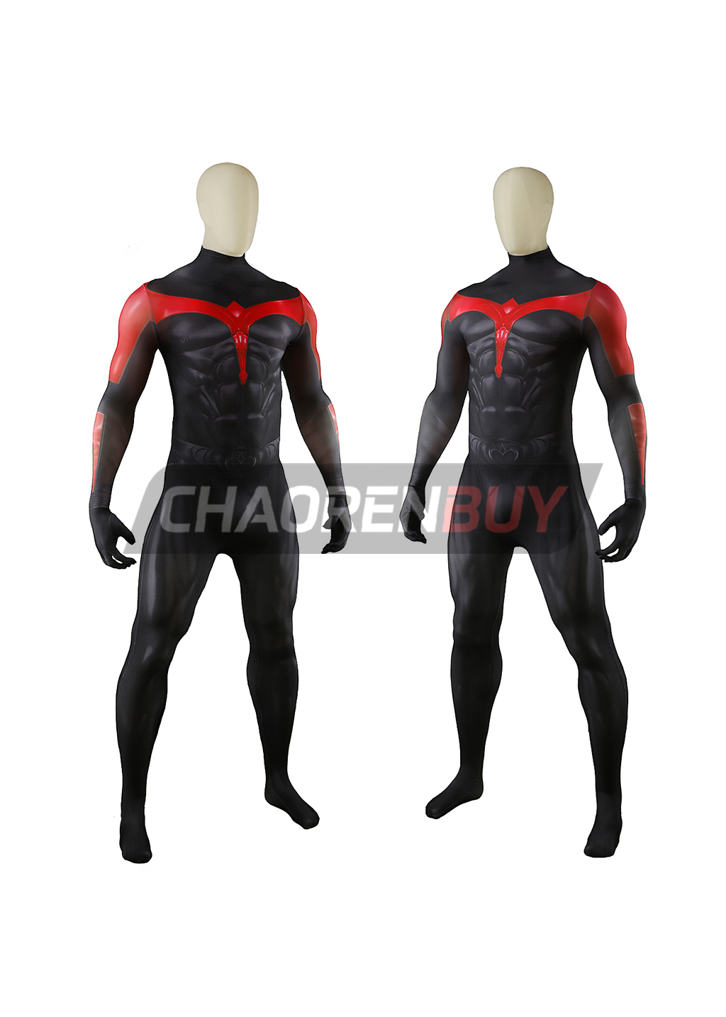 Robin Costume Cosplay Bodysuit for Adult Kids Red Ver