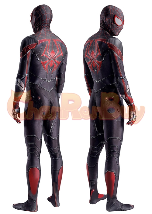 Spider- Man Costume Cosplay Miles Morales Bodysuit for Adult Kid