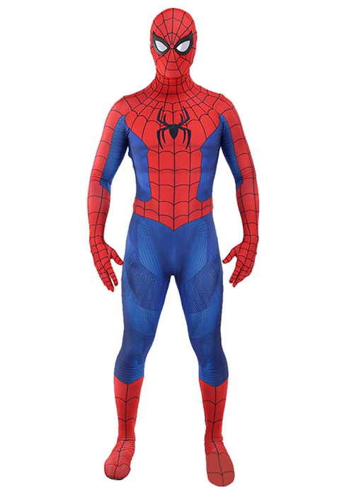 Classic Spider-Man Cosplay Peter Parker Bodysuit Ver.7 for Adult Kid