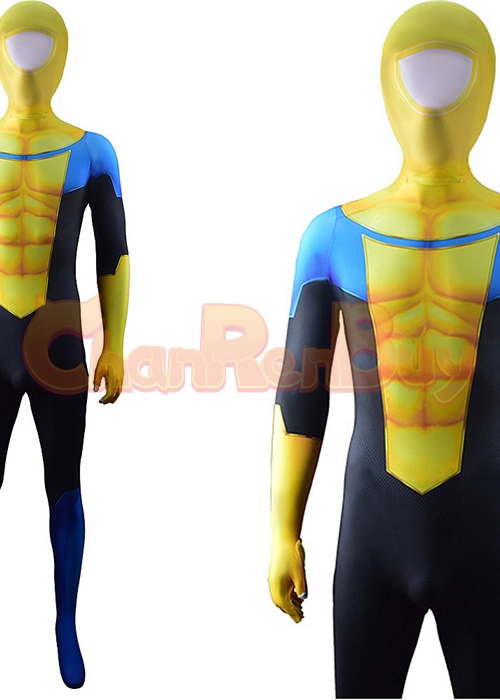 Invincible Costume Cosplay Mark Grayson Bodysuit for Adult Kid