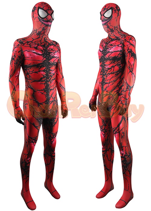 The Amazing Spider-Man Carnage Costume Cosplay Bodysuit for Adult Kid