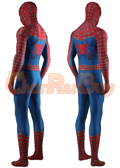 Spider-Man 2 Tobey Maguire Peter Parker Costume Cosplay Bodysuit for Adult Kid