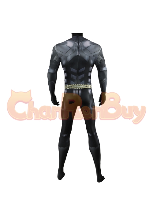 The Dark Knight Bruce Costume Cosplay Bodysuit for Adult Kid