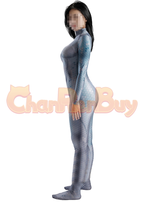 Aquaman Mera Costume Cosplay Bodysuit for Adult Kid