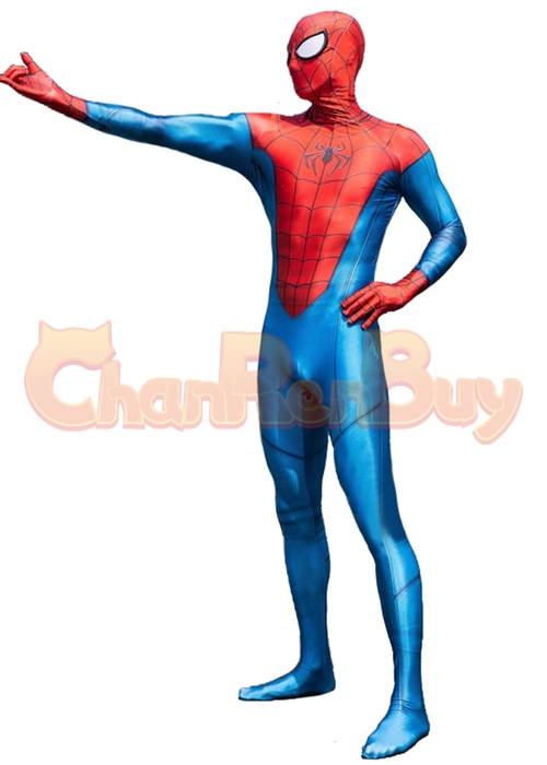 Spider-Man Miles Morales Costume Cosplay Bodysuit for Adult Kid Ver.3