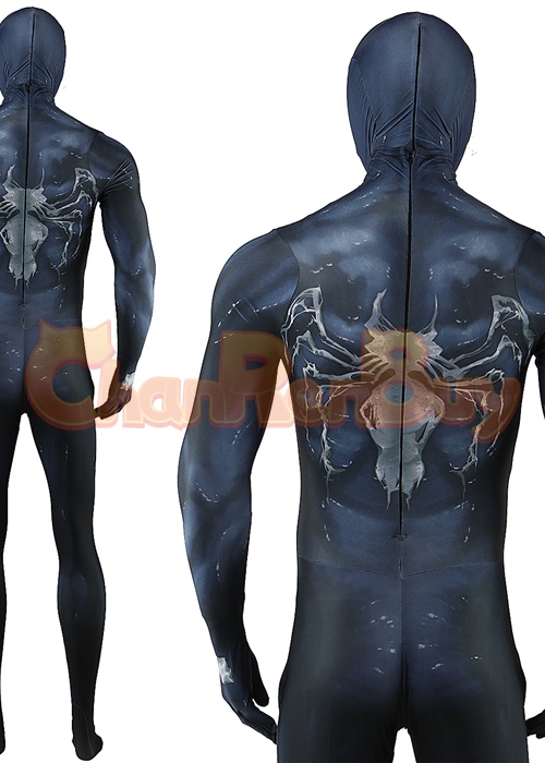 Marvel's Spider-man 2 Spider-man Venom Costume Cosplay Bodysuit for Adult Kid