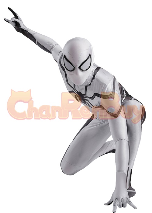 Spider- Man Costume Cosplay Future Foundation Bodysuit Ver.5 for Adult Kid