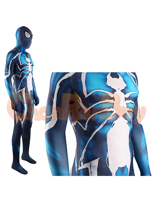 Spider-Man Venom Symbiote Spiderman Costume Cosplay Bodysuit Ver. 6 for Adult Kid