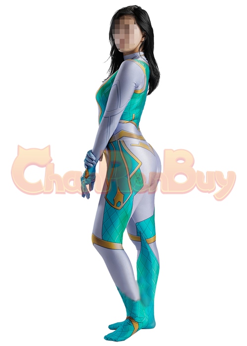 OW All-Stars Tracer Costume Cosplay Bodysuit for Adult Kid