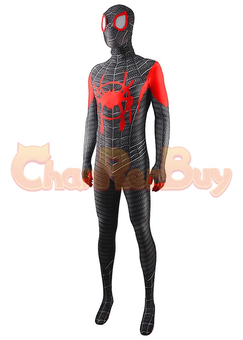 Spider-Man: Into the Spider-Verse Miles Morales Costume Cosplay Bodysuit for Adult Kid