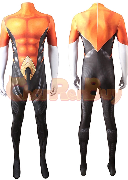 Teen Titans Costume Cosplay Aqualad Bodysuit for Adult Kid