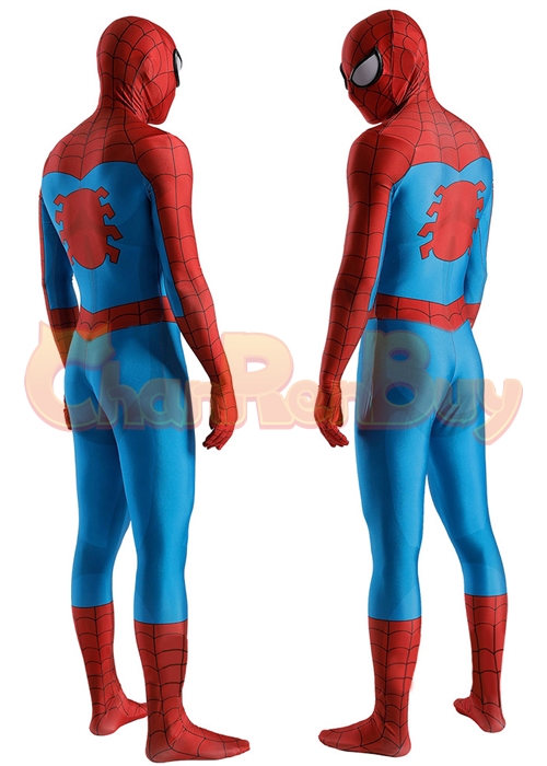 Spider-Man TAS 1994 Cosplay Peter Parker Bodysuit for Adult Kid