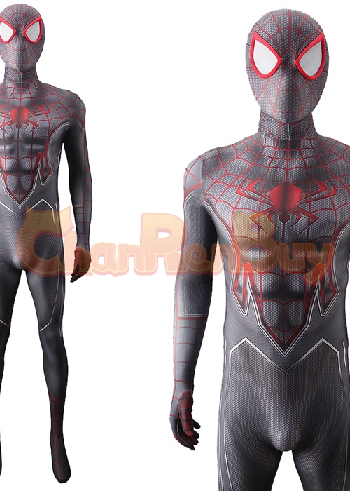 Spider Man Cosplay Miles Morales Bodysuit Ver.7 for Adult Kid
