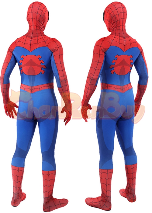 Classic 1994 Spider-Man Cosplay Peter Parker Bodysuit for Adult Kid