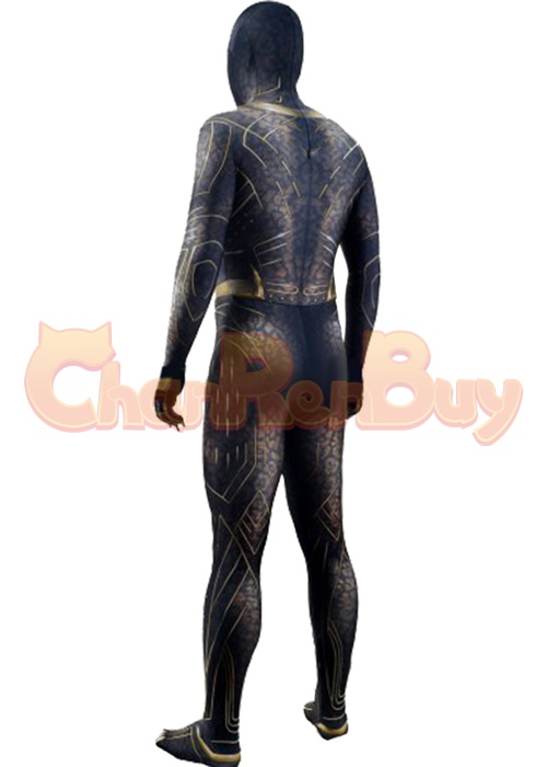 Black Panther Costume Cosplay  Erik Killmonger Bodysuit for Adult Kid
