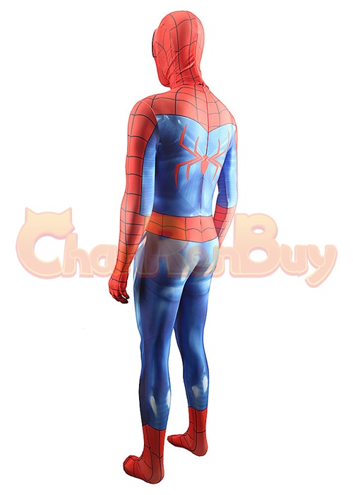 Classic Spider-Man Costume Cosplay Peter Parker Bodysuit for Adult Kid