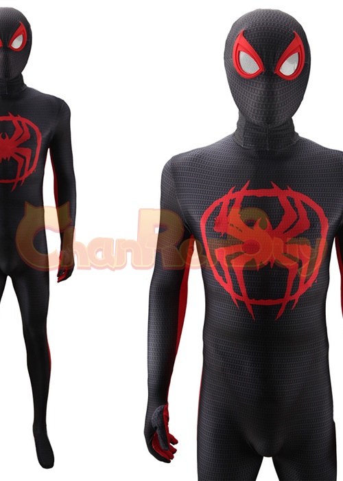 Across the Spider-Verse Cosplay Miles Morales Bodysuit for Adult Kid