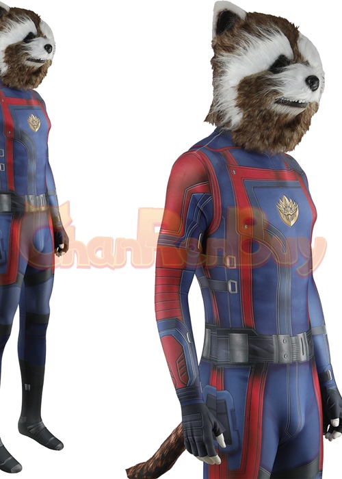 Guardians of the Galaxy Vol. 3 Rocky Costume Cosplay Bodysuit for Adult Kid